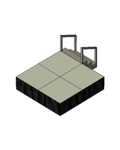 Outdoor Stage 8' x 8' x 2' High