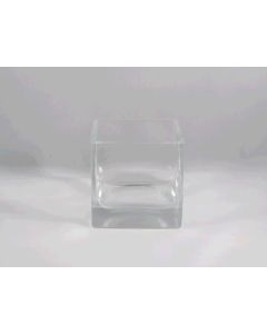 Vase Glass 2" Cube