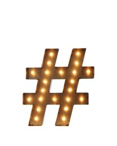 Marquee Symbol "#"