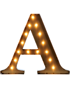 Marquee Letter "A"