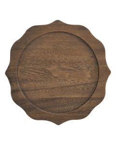 Anabel Walnut Charger Plate 13"