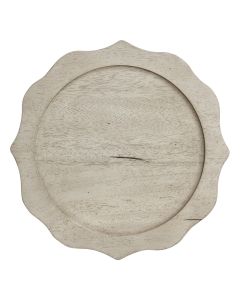 Anabel Whitewash Charger Plate 13"