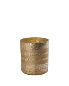 Antique Gold Candle Holder 3.5"