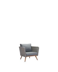 Archer Arm Chair Natural Grey