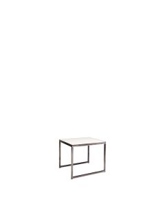 Avery White End Table