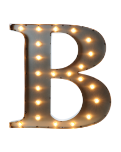 Marquee Letter "B"
