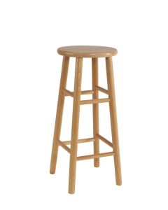 Natural Wood Bar Stool