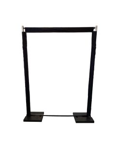 Black Floor Partition with Trim 5' x 7'