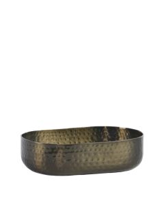 Basket Hammered Black 9" x 6" x 2.25" High