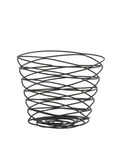 Basket Nest Black 7" Diameter x 5" High