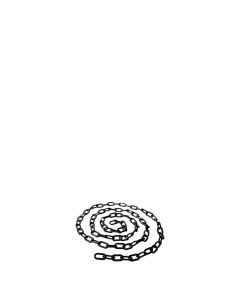 Black Plastic Stanchion Chain 8'