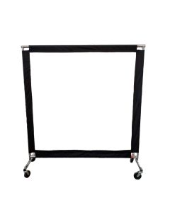 Black Rolling Partition with Trim 5' x 5.5'