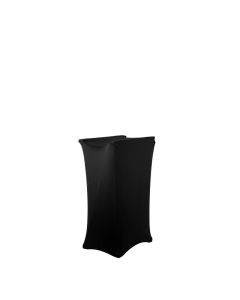 Black Spandex Waiter Tray Stand Cover