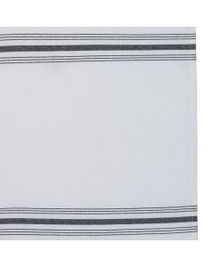 Black Stripe Bistro 18" x 22" Rectangle Napkin 