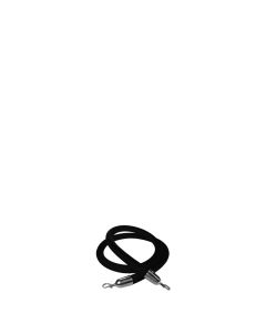 Black Velour Stanchion Rope 8'