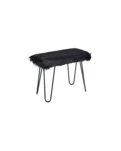 Black Fur Bench