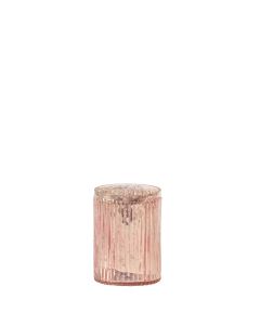 Blush Lines Candle Holder 3.5"