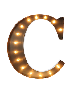 Marquee Letter "C"