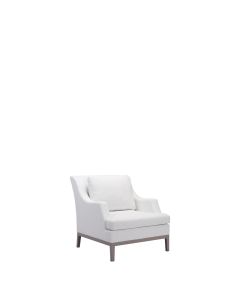 Capri Arm Chair Champagne White