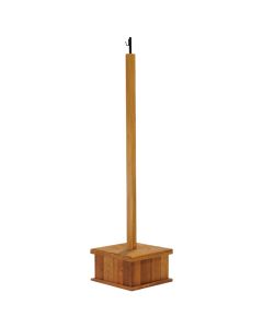 Cedar Box Light Post with Cover