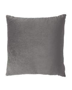 Charcoal Velvet Pillow