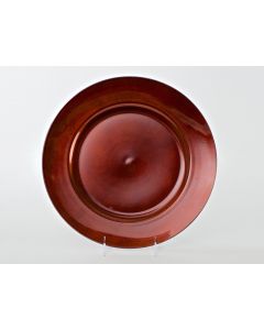 Copper Resin Service or Charger Plate 13"