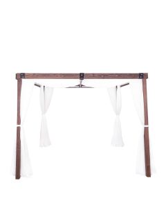 Chateau Cabana with Ceiling and Leg Drapes