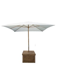 Chateau Box with 10' Natural Umbrella