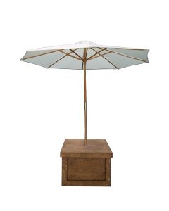 Chateau Box with 9' Natural Umbrella