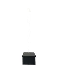 Classic Black Box with Light Post