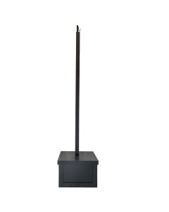 Classic Black Box with Light Post and Cover