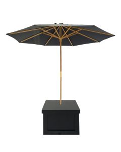 Classic Black Box with 9' Black Umbrella