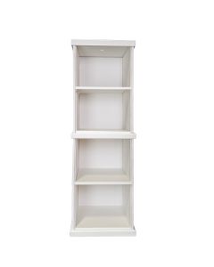 Classic White Wood Shelf & Back Bar 82"