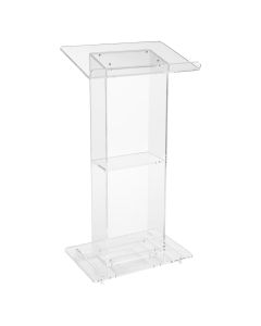 Podium lectern Clear Acrylic