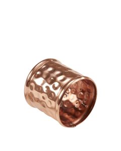 Copper Hammered Napkin Ring