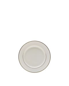 Cream Gold Rim Bread and Butter Plate 6"