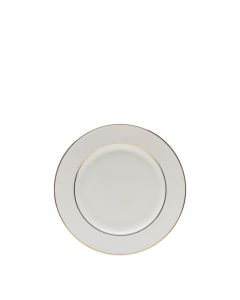 Cream Gold Rim Salad or Dessert Plate 7.5"