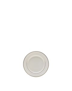 Cream Gold Rim Saucer 5.5"