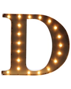 Marquee Letter "D"