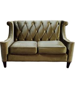 Delano Velvet Moss Green Loveseat