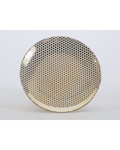 Dottie Gold Coupe Salad or Dessert Plate 8"