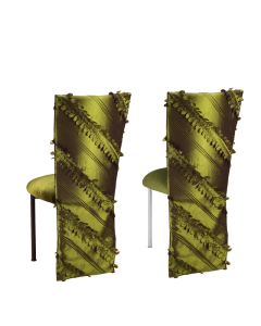 Chameleon Olive Petal Chair