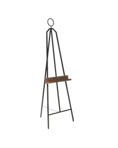 Easel Metal and Wood with Shelf 66"