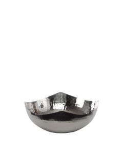 Bowl Fiji Hammered SS 9" x 2.75" 67 oz
