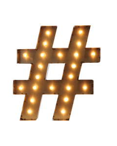 Marquee Symbol "#"