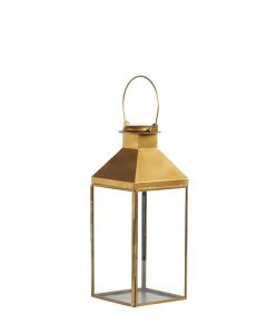 Founder Gold Lantern 14" Indoor