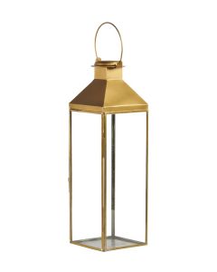 Founder Gold Lantern 18" Indoor