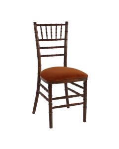 Fruitwood Chiavari Chair with Copper Suede 