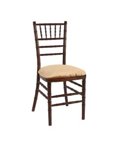 Fruitwood Chiavari Chair with Gold Velvet 