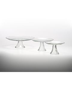 13" Glass Serving Stand